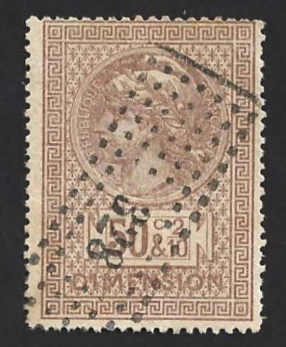 1891 FRANCE RENUE STAMP