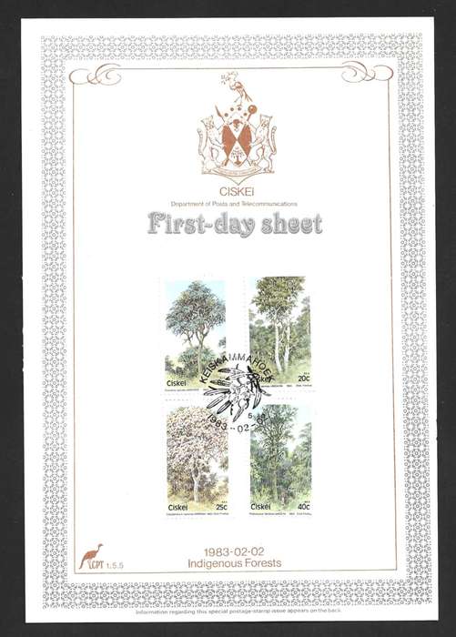 1983 CISKEI INDIGENOUS FORESTS