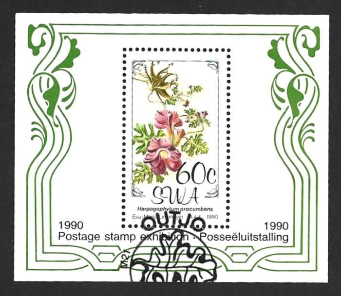1990 SOUTH WEST AFRICA FLOWERS