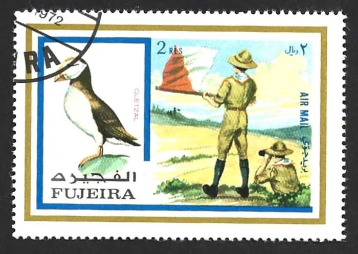1972 FUJEIRA SCOUTS AND BIRDS