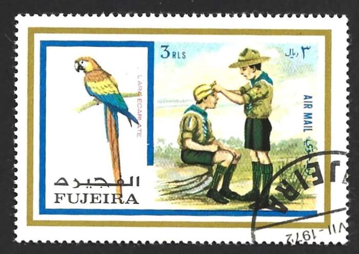1972 FUJEIRA SCOUTS AND BIRDS