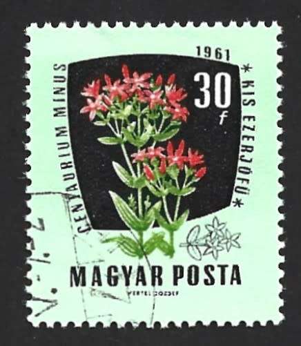 1961 HUNGARY MEDICINAL PLANTS