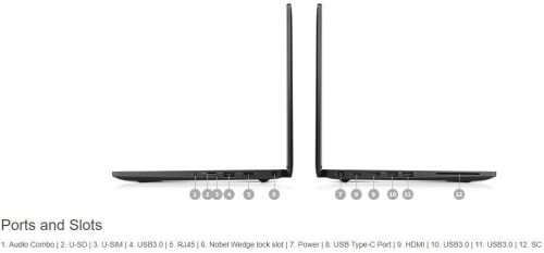 Dell Latitude 7480 Business Laptop (14 FHD Display,7th Gen i7-7600U 2.80GHz, 16GB DDR4, 256GB)