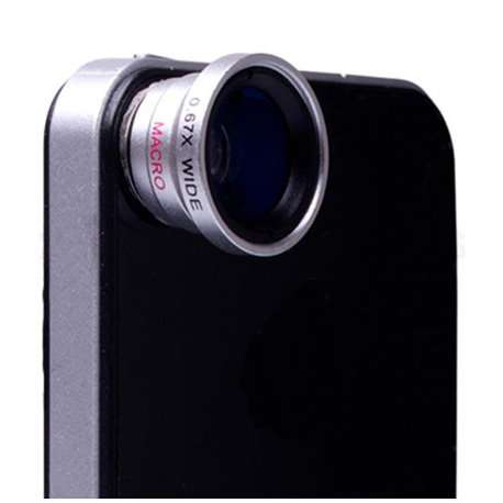 Wide Angle/Macro Lens for Mobile Phone Camera