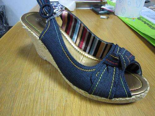 *SUMMER TRENDS* Denim Ladies Slingback Sandles!! Size 8 only!