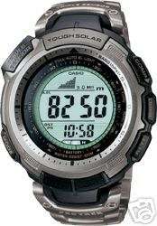 NEW CASIO TITANIUM PROTREK TRISENSOR WATCH PRG110T