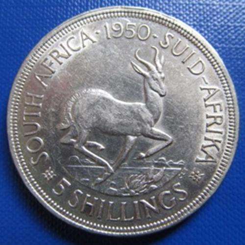 LOW MINTAGE !! 1950 5SHILLING !! QUALITY COIN !! STARTING @ R1
