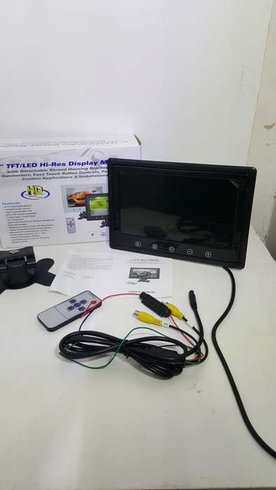 9" TFT/LED Hi-Res Display Monitor - Screen Monitor For Reversing Rearview Camera