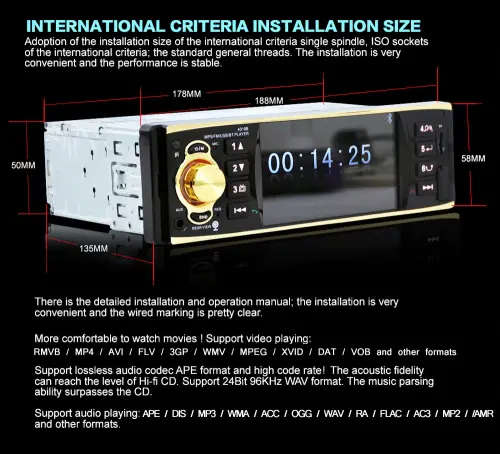 Car Radio 4019B