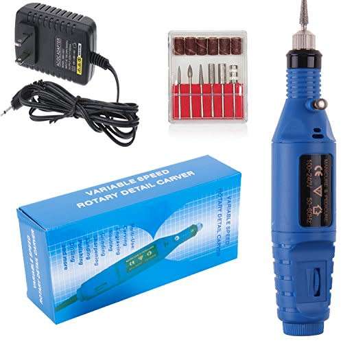 BLACK FRIDAY SPECIAL!!!!!!!!!VARIBLE  ROTARY DETAIL CARVER Nail Art Drill - BLUE