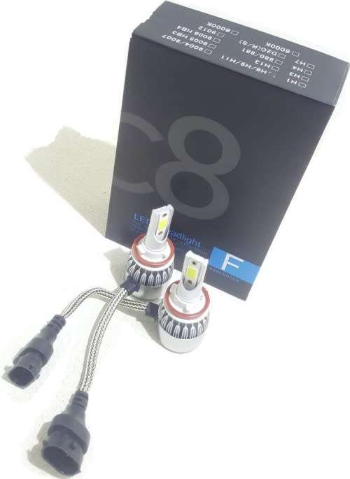 LED Headlight Kit - C8 H11 2pin LED Headlight Kit - C8 H11 12V~24V Headlight Bulb