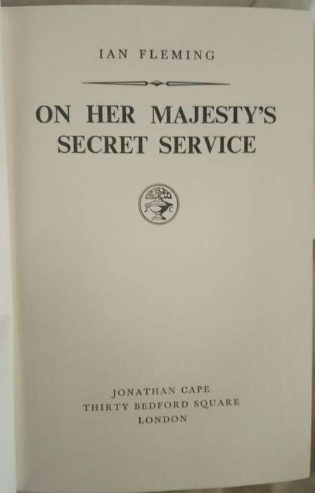 On Her Majesty's Secret Service - Ian Fleming