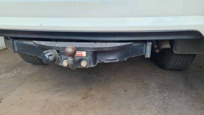 Tow Bar : OEM Toyota Fortuner Rear Step Tow Bar 2016+