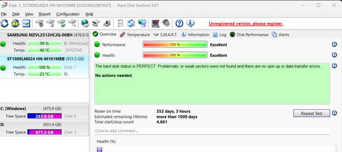 Samsung 1TB laptop drive