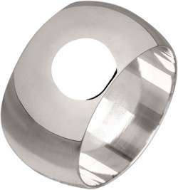 12mm Dome Band in Silver- Size 9