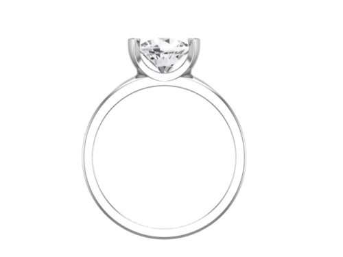 *CD DESIGNER JEWELRY*2.00ct Cubic Zirconia Ring in 925 Sterling Silver- Size 8.5