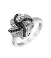 0.03ctw Natural Diamond Base Metal Ring- Size 7