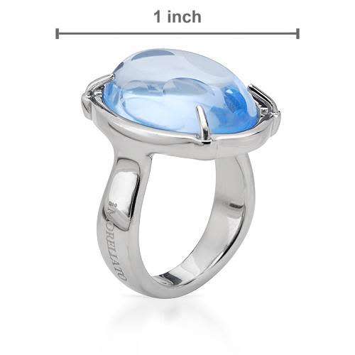 Simulated Topaz Dress Ring- Size 7