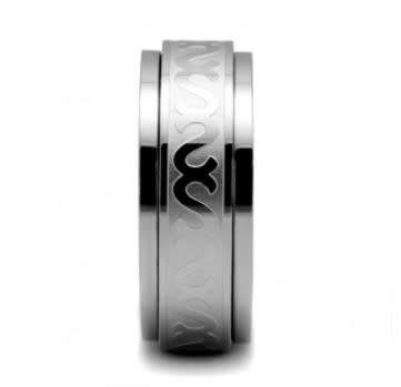Stainless Steel Celtic Design Spin Ring