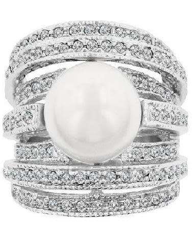 HUGE South Sea Shell Pearl Ring