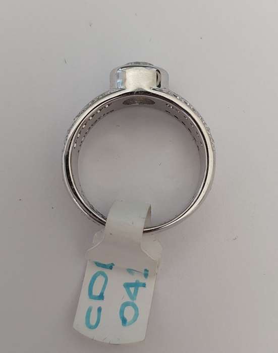 *CD DESIGNER JEWELRY* 1ct Bezel CZ in Silver