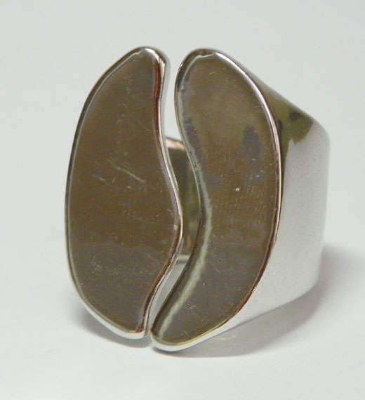 Huge split table Dress Ring -Size 10