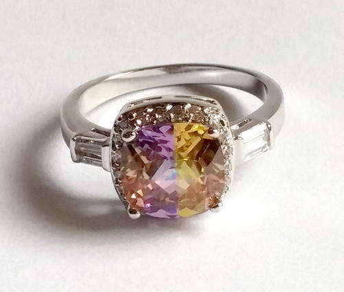 **Gorgeous**5.8ctw CubicZirconia Cocktail Ring- Size 5-10