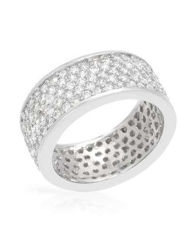 Cubic Zirconia Dress Ring in 925 Sterling Silver- Size 7