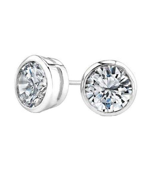 1.50ctw Cubic Zirconia Stud Earrings in 925 Sterling Silver