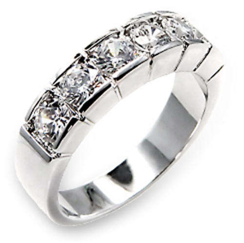 925 Sterling Silver**0.60 ctw eternity ring**Size 11
