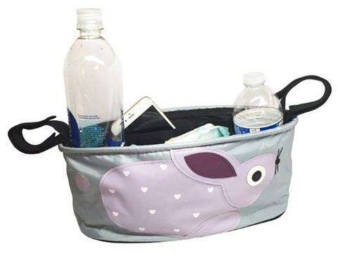 Baby Stroller Pram Organizer Bag Basket Storage Diapers/ Nappies with Cup/ Bottle Holder