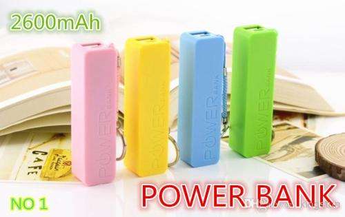 2600 mAh Universal Power Bank for Tablet Smartphone External Battery Charger