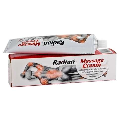 Set of 2 Radian Massage Cream for Instant Relief from Pain Ache Sprains Fibrositis 100g
