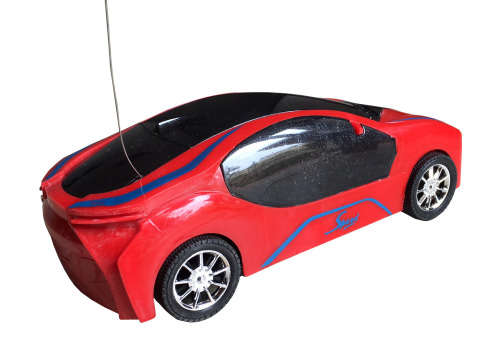 Velocity 3D Light  Remote Control Toy Car - White