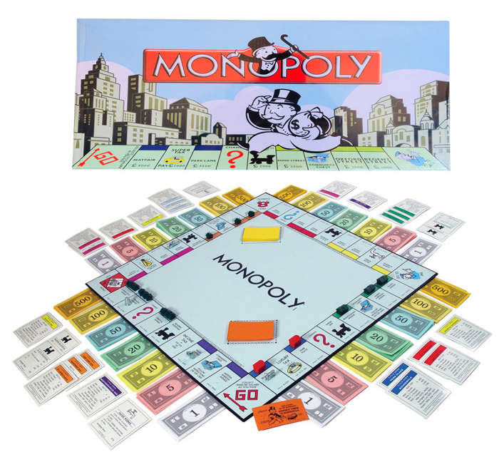 Big Monopoly Board Game The Classic Edition Money in The Bag