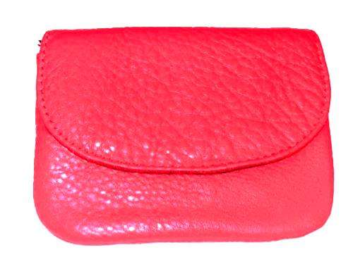 Ginete Designer Genuine Leather Coin Purse [Red]