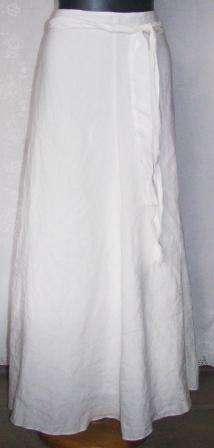 HILTON WEINER Linen Maxi Skirt - [Size: Medium]