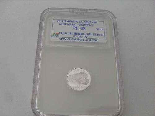 2012 S.AFRICA CPT MINT MARK TICKEY - GAUTRAIN GRADED