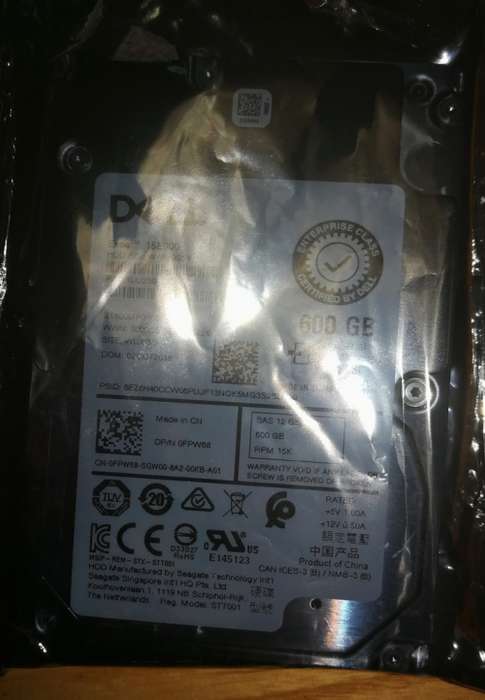 Dell 600Gb 12GBPS SAS drive