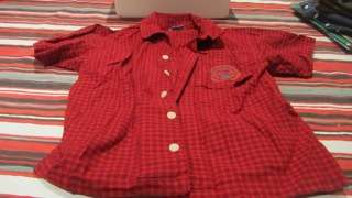 Pre-owned,  boy's short-sleeve shirt- excellent condition - NAARTJIE (MADE IN SA)