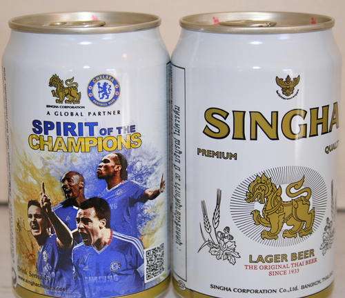 Chelsea Beer Can - Thailand (Singha Beer)