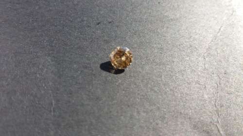 HUGE 1.005 Cts STUNNING SPARKLING NATURAL DIAMOND (Cognac Color). **7 DAYS TO MAKE PAYMENT**