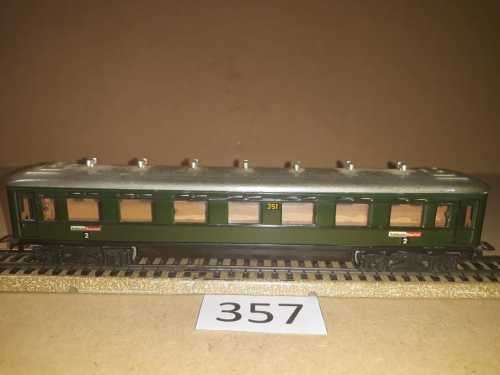 Marklin 351 - German Railways Express Passenger Coach- All Metal 'HO"