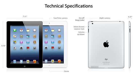 Apple The New iPad 3 WiFi 16GB (Black)