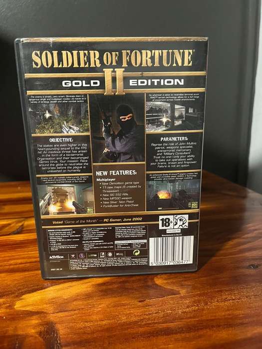Soldier Of Fortune II Gold Edition PC (CD)