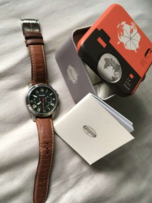 Fossil Mens Watch Grant Chronograph