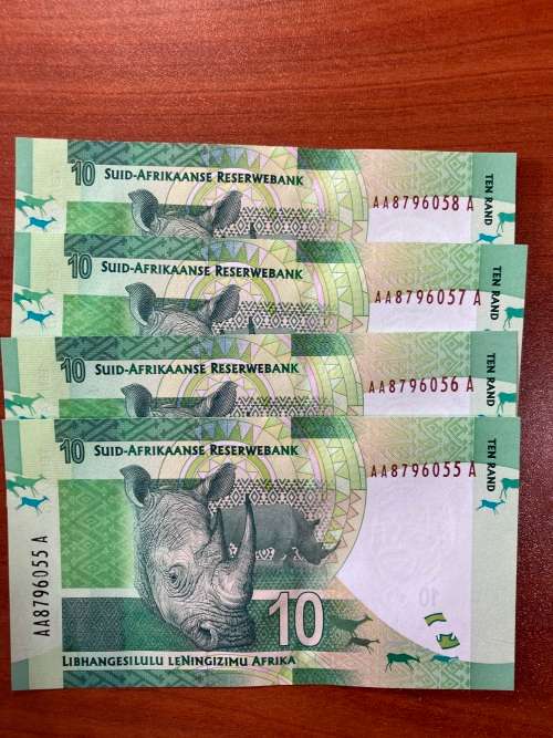 2012 Gill Marcus R10 Aa prefix& consecutive order