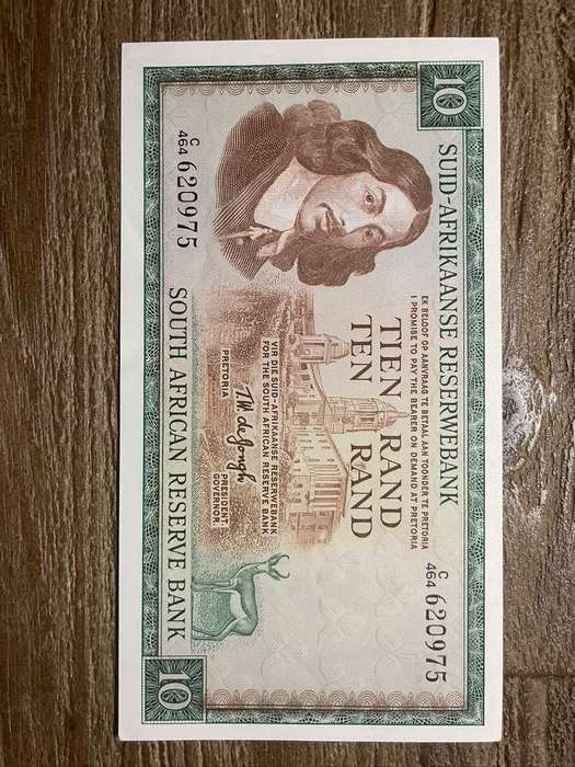 TW de Jongh  ***  R10  ***  1975 third issue  ***  magnificient coin