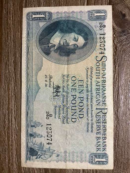 MH de Kock  ***  een Pond  ***  1956 Third issue  ***  Vf condition