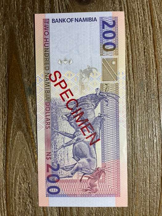 Namibia  *  R200 SPECIMEN  *    *  highly collectable